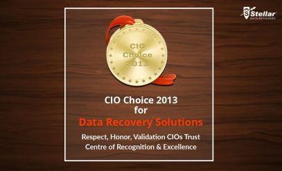 CIO CHOICE 2013 for Best Data Recovery