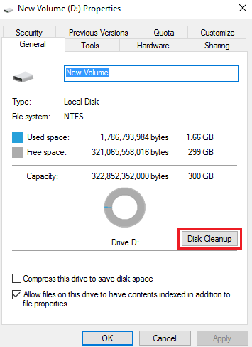 Disk Clean Up