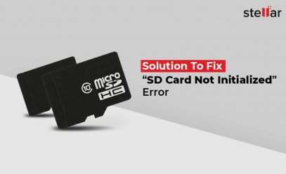 Solution To Fix “SD Card Not Initialized” Error