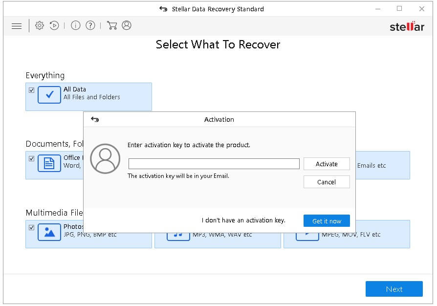 stellar data recovery serial key