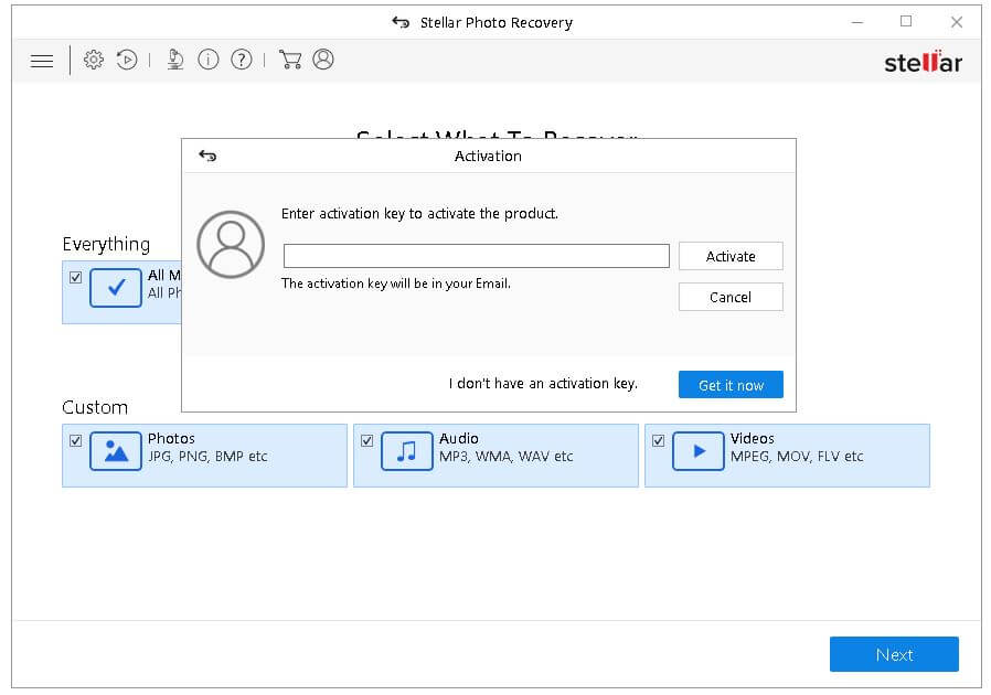 stellar data recovery help