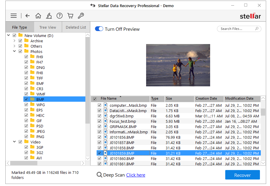 Stellar Data Recovery Software for Windows