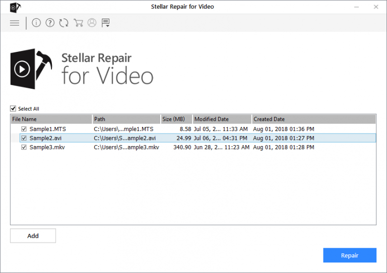 corrupted video file repair