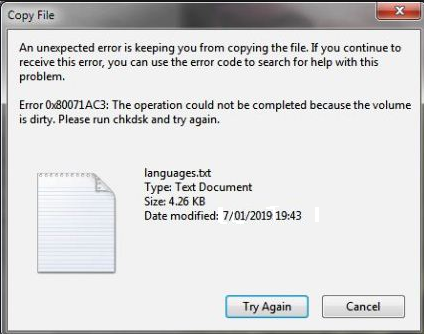 Error 0x80071AC3