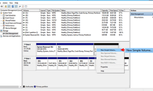 choose-new-simple-volume to recover a GPT partition 