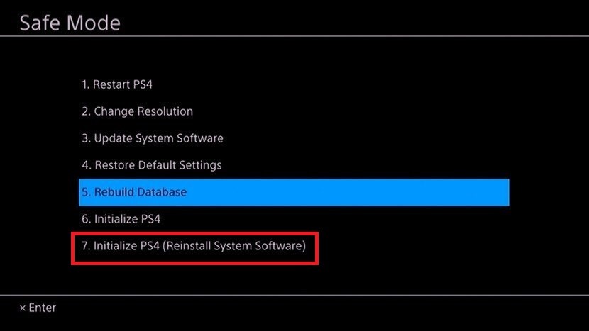 Ps4で データベースが壊れています Ps4を再起動してください Ce 6 Ce 6 が表示された時の対処法 直し方まとめ Pcゲーマーのレビューとエミュレーター