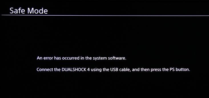 ps4 error