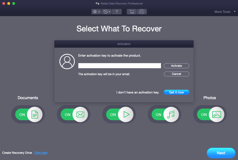 stellar data recovery mac activation key