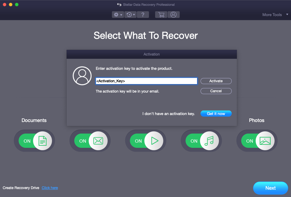 stellar data recovery mac activation key