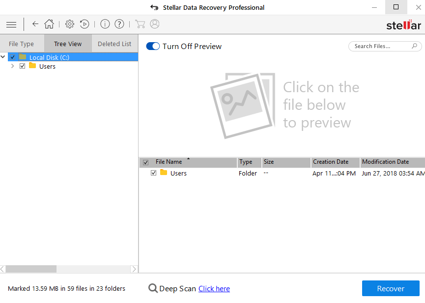 partition recovery