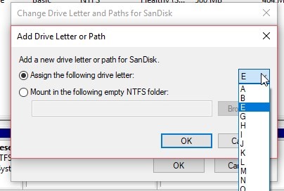 Assign a Drive Letter
