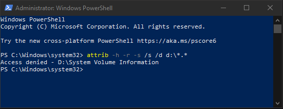 Powershell Window