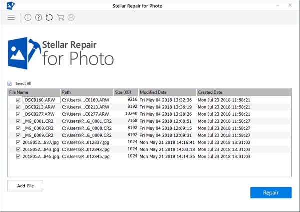 Repair blurry photos