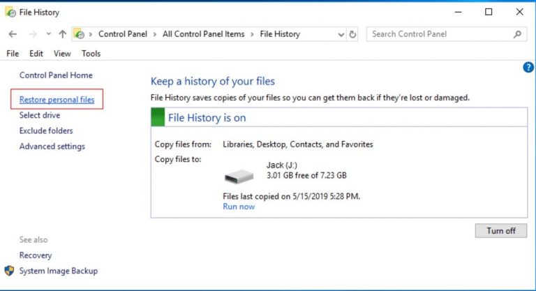 File history