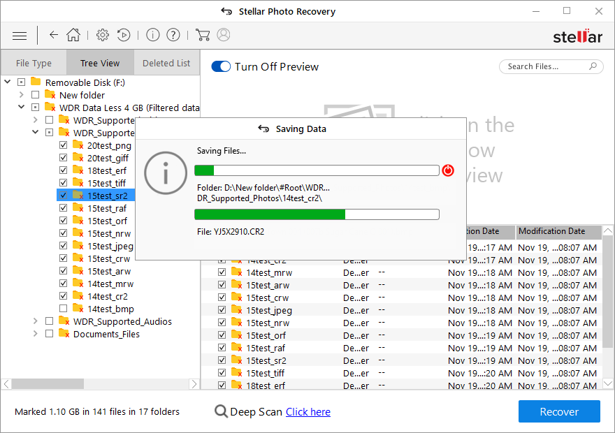 camcorder video recovery