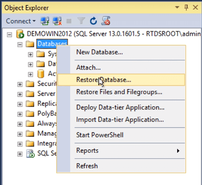 Object Explorer