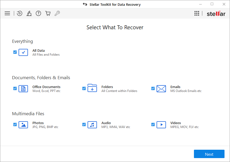 Stellar Data Recovery Toolkit