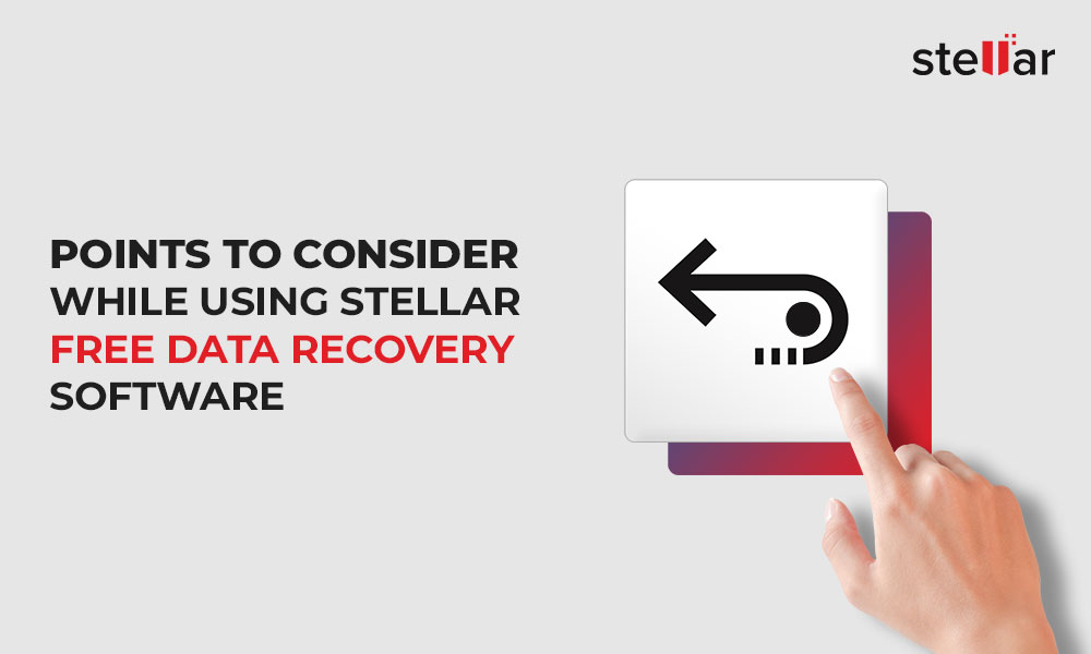 How to use stellar free data recovery software 