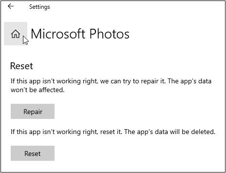 Restore Photos App