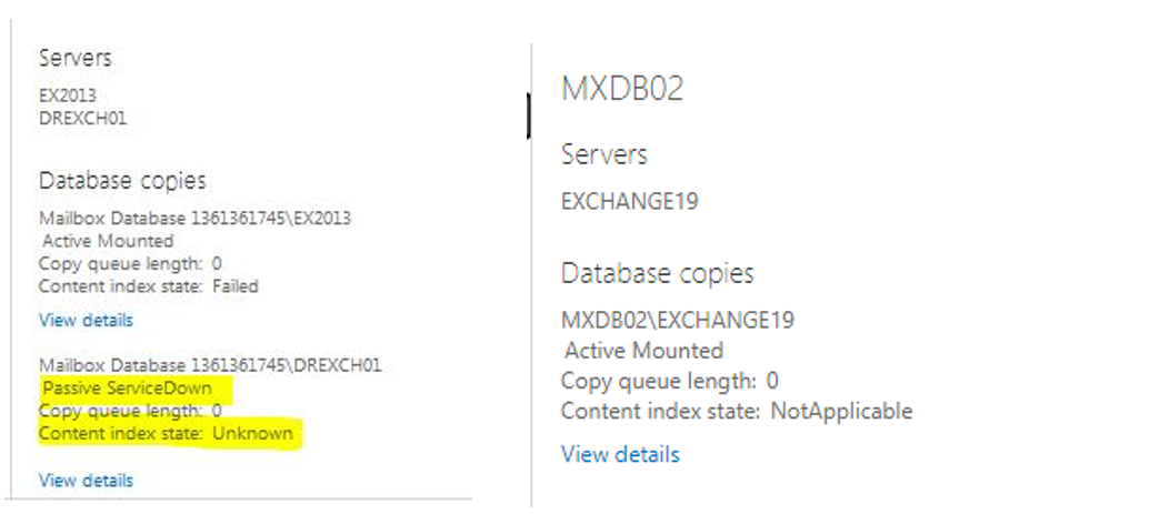 Database Status Unknown