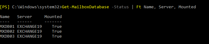 Database Status Unknown