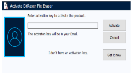 Activate BitRaser File Eraser