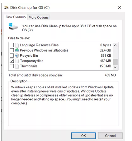 Disk Cleanup