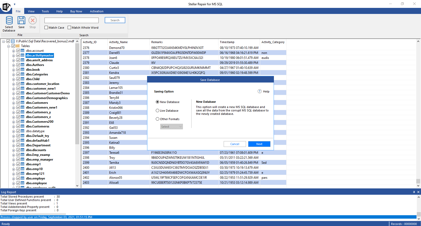 new-database