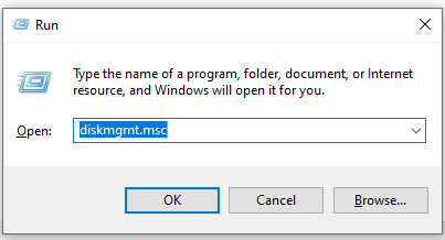 Run Dialog Box