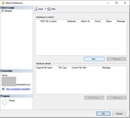 Attach SQL Server Database