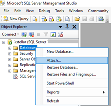 Microsoft SQL Server Management Studio