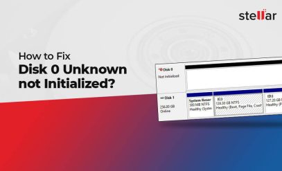 how to fix disk 0 unknown not Initialized