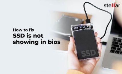 How to fix ssd is not showing in bios