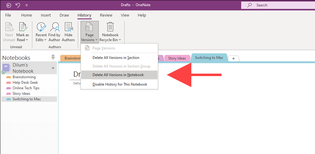 OneNote Notebook not Syncing