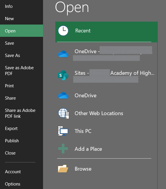 Retrieve Deleted Excel Files