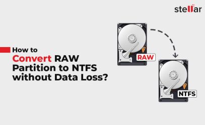 convert raw partition to ntfs without data loss
