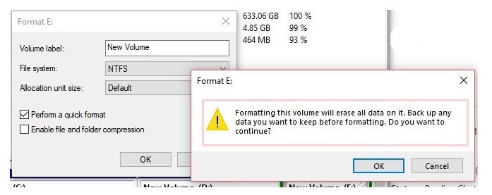 change file system from raw to ntfs without data loss