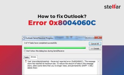 Fix Outlook Error 0x8004060C