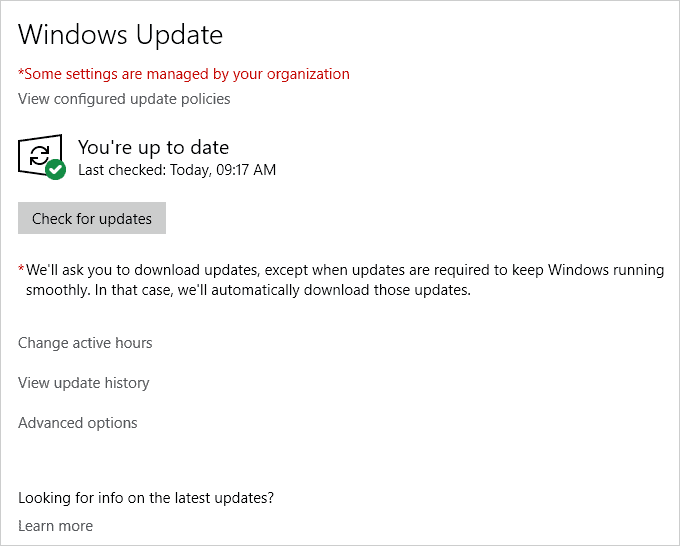 windows update