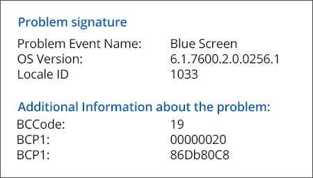 Blue Screen Error