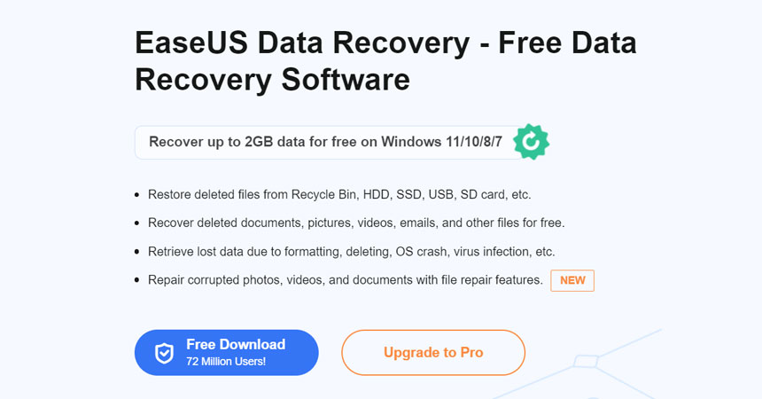 EaseUS photo recovery