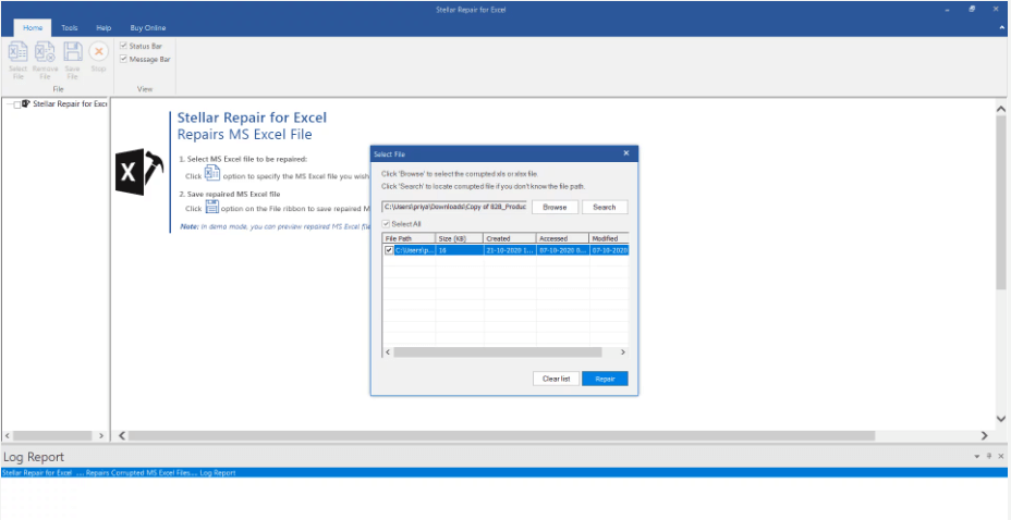 Stellar Repair for Excel