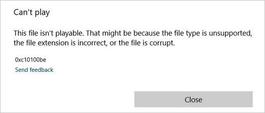 Video Error