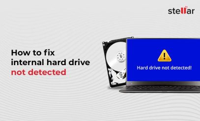 how to fix internal hard drive not detected