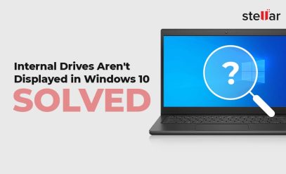 internal drives aren't displayed in windows10