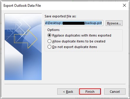 Convert an OST file into Outlook PST file