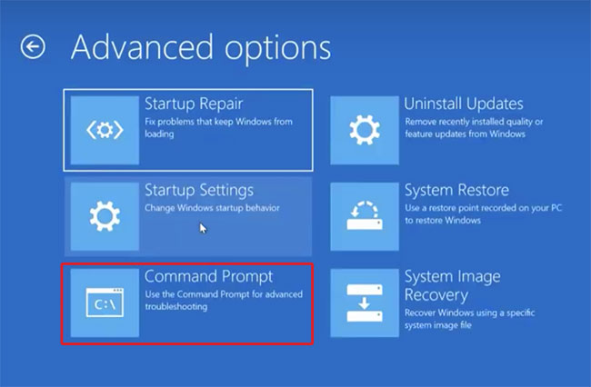 Select-Troubleshoot-advanced