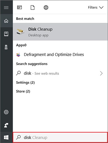 Type-disk-cleanup-in-the-search-box