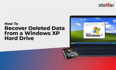 recover deleted data from windows XP hard drive