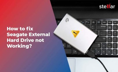 how to fix seagate external hard drive not working